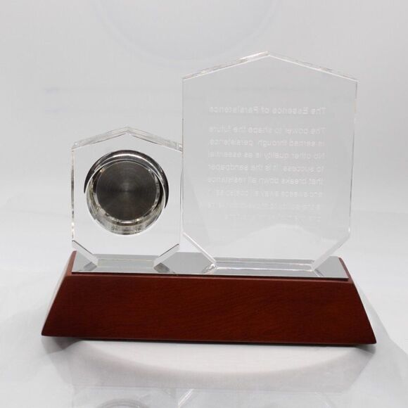 Inspirational Desk Clock (Persistence) by Bluestone Designs - Picture 6 of 7